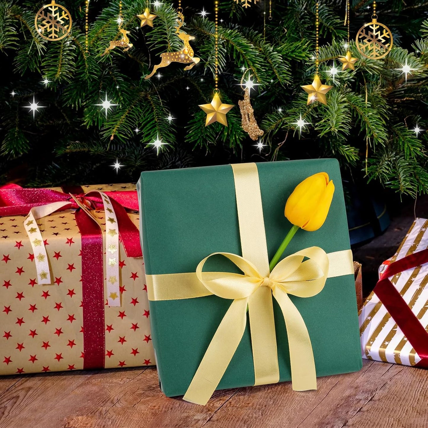 Vanhench Light Green Wrapping Paper 17.5" x 963", Solid Color Art Kraft Craft Paper Roll for Graduation Birthday Bouquet Flower Wrapping/Packing Poster/Bulletin Board