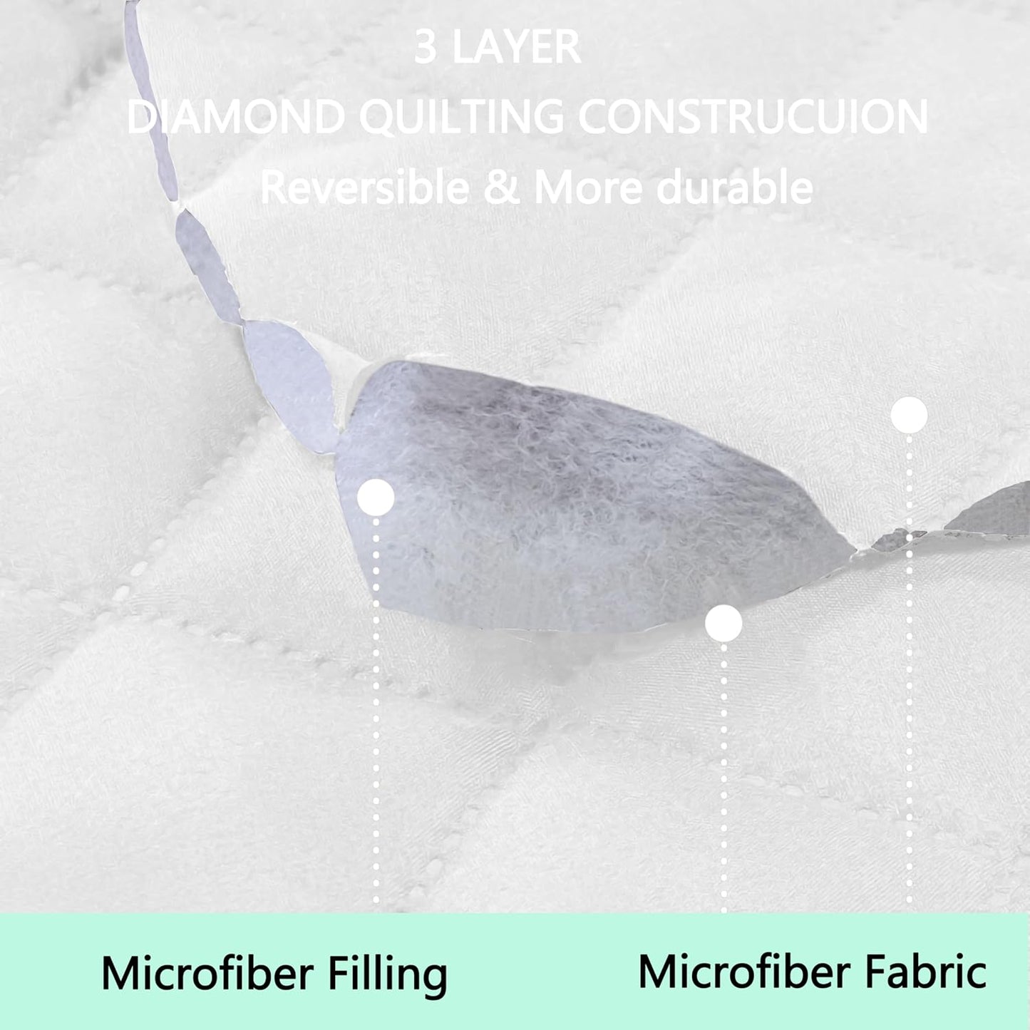 Reversible Oversized Sofa Covers Couch Cover Furniture Protector for Dogs Elastic Straps Water Resistant(XLSofa,White/White)