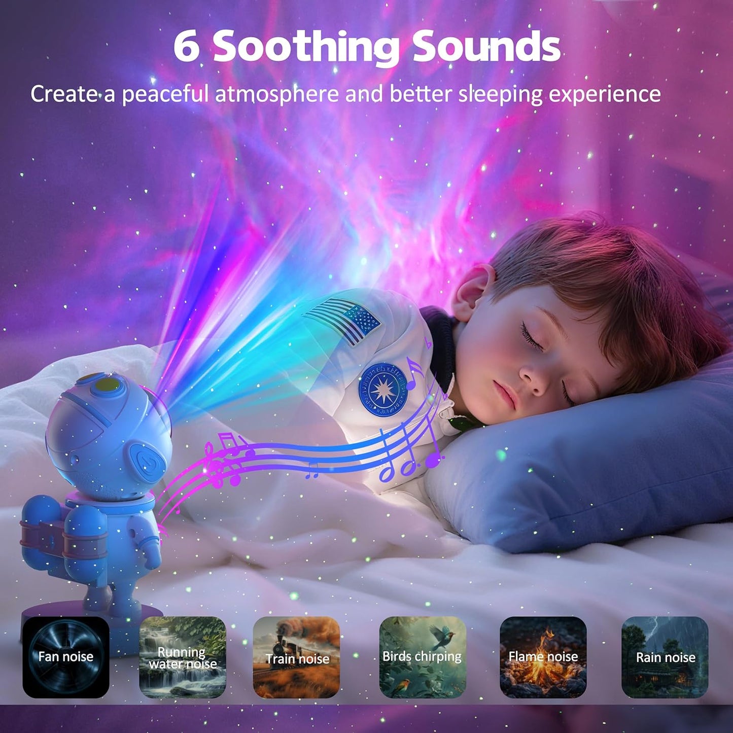 Galaxy Night Light - Astronaut Space Projector, Star Projector,Starry Nebula Ceiling LED Lamp with Timer and Remote, Kids Room Decor Aesthetic, for Birthdays,Christmas