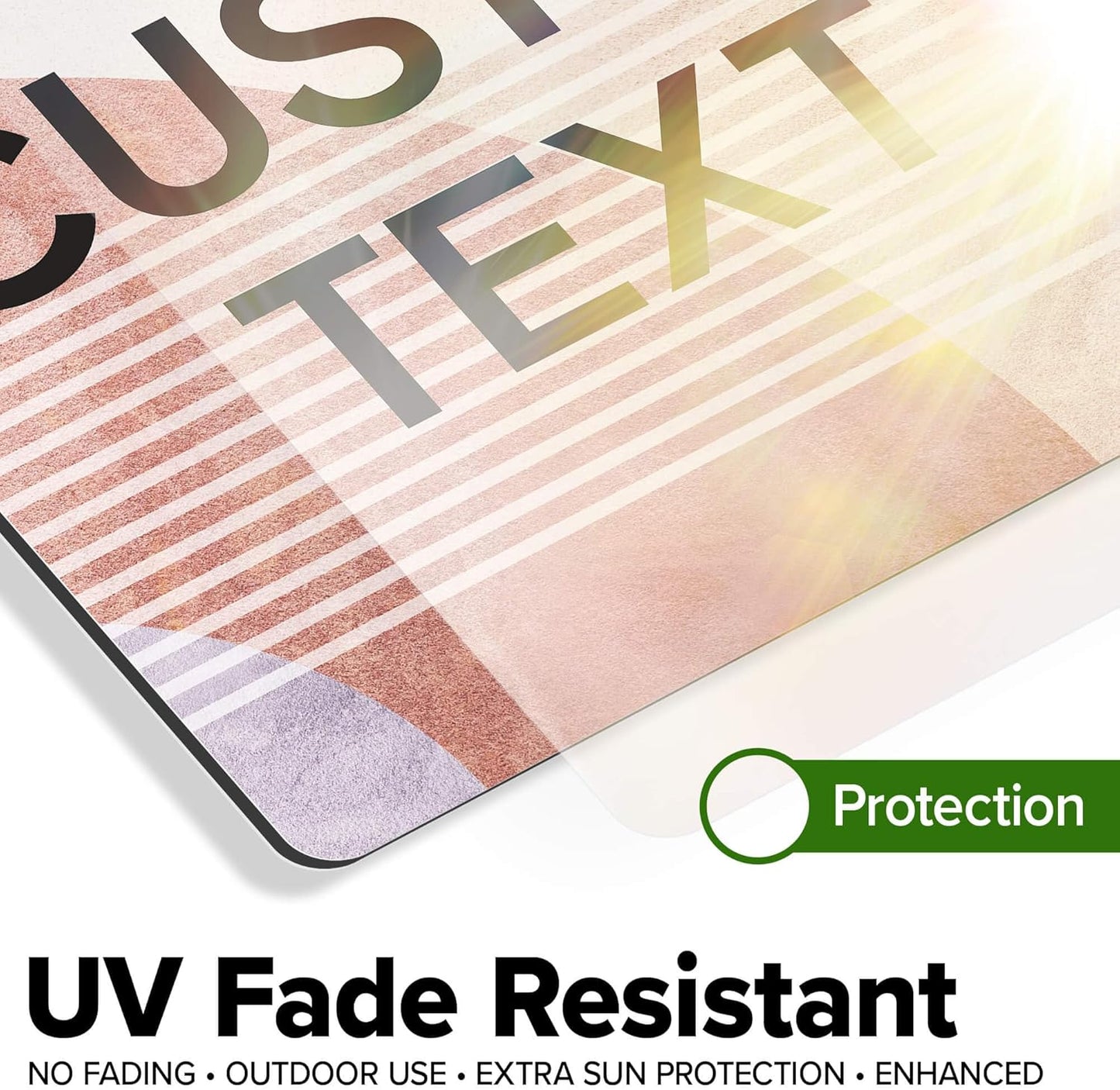 Custom Sign, Custom Street Sign, 11 Font Colors, 13 Font Styles, 4 Hole Options, 22 Sizes, 12x12 Inches, Rust Free DiBound, Fade Resistant, Made in USA by My Sign Center (Mid-Century Modern 1)