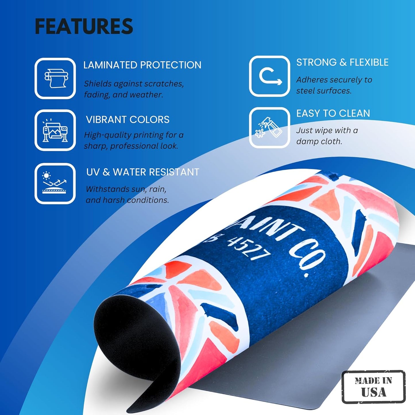 2 Pack (12in x 18in) Custom Car Magnets for Business - Personalized Magnetic Signs for Vehicles and Fridge. Custom Magnetic Signs for Cars, and Magnetic Solutions for Business Promotion.