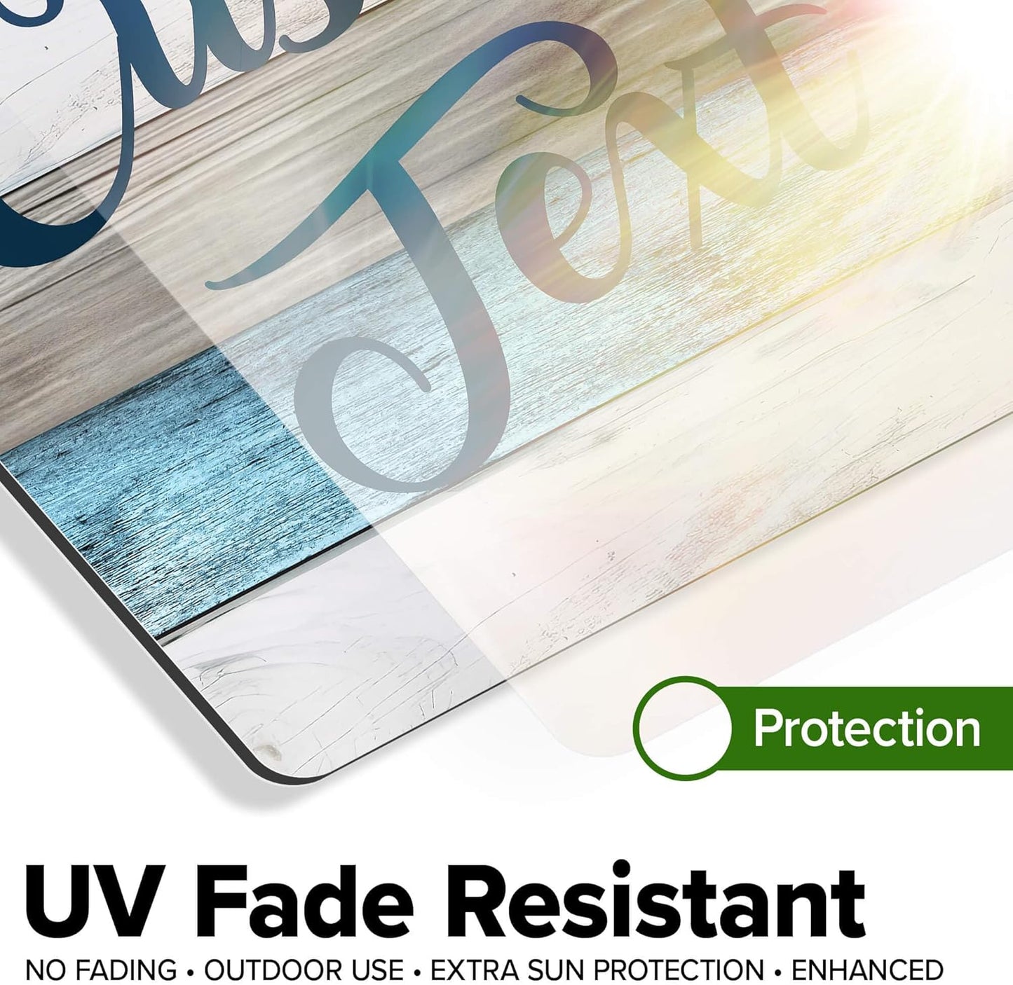 Custom Sign, Custom Street Sign, 11 Font Colors, 13 Font Styles, 4 Hole Options, 22 Sizes, 12x12 Inches, Rust Free DiBound, Fade Resistant, Made in USA by My Sign Center (Coastal)