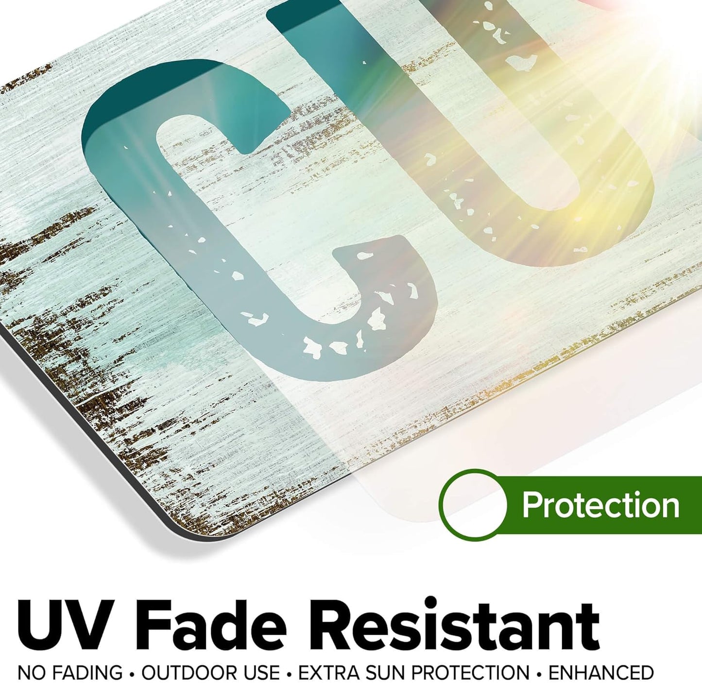 Custom Sign, Custom Street Sign, 11 Font Colors, 13 Font Styles, 4 Hole Options, 22 Sizes, 6x30 Inches, Rust Free DiBound, Fade Resistant, Made in USA by My Sign Center (Shabby Chic)