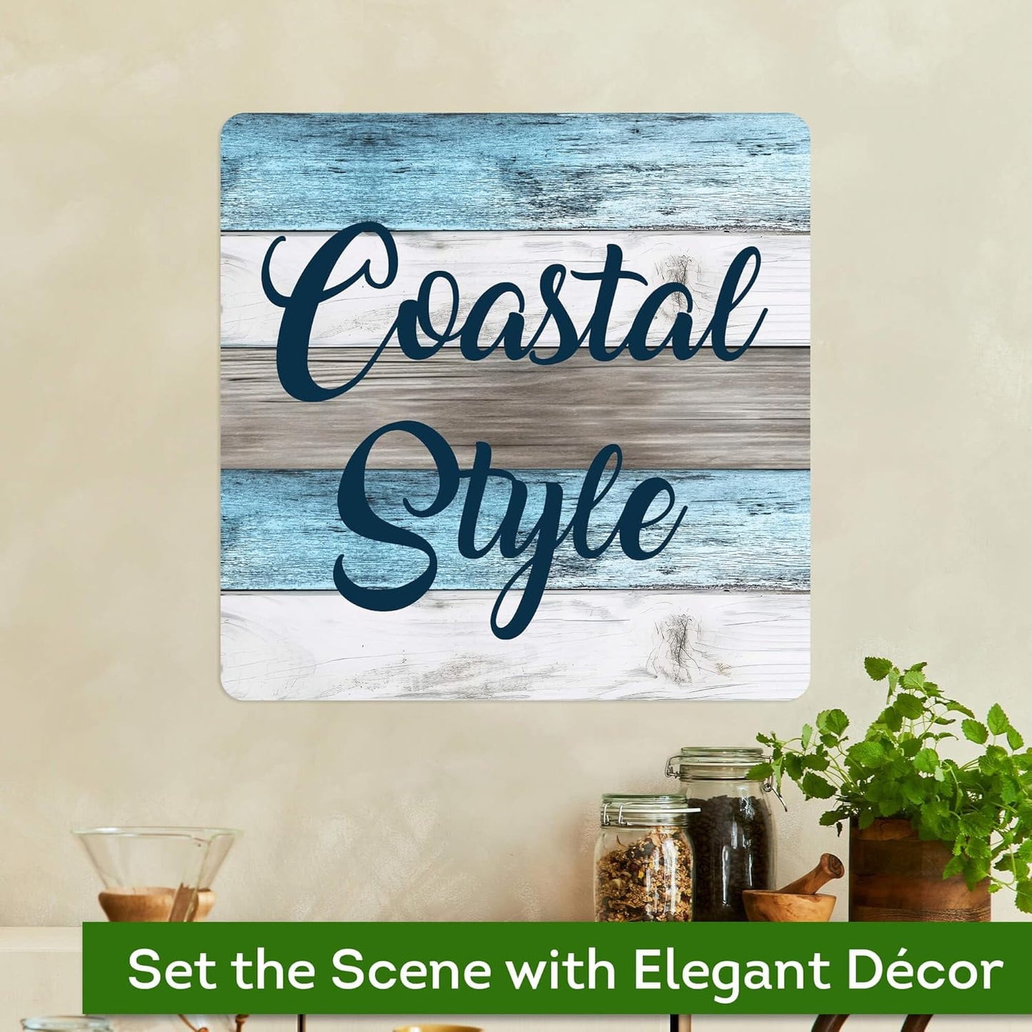 Custom Sign, Custom Street Sign, 11 Font Colors, 13 Font Styles, 4 Hole Options, 22 Sizes, 18x18 Inches, Rust Free DiBound, Fade Resistant, Made in USA by My Sign Center (Coastal)