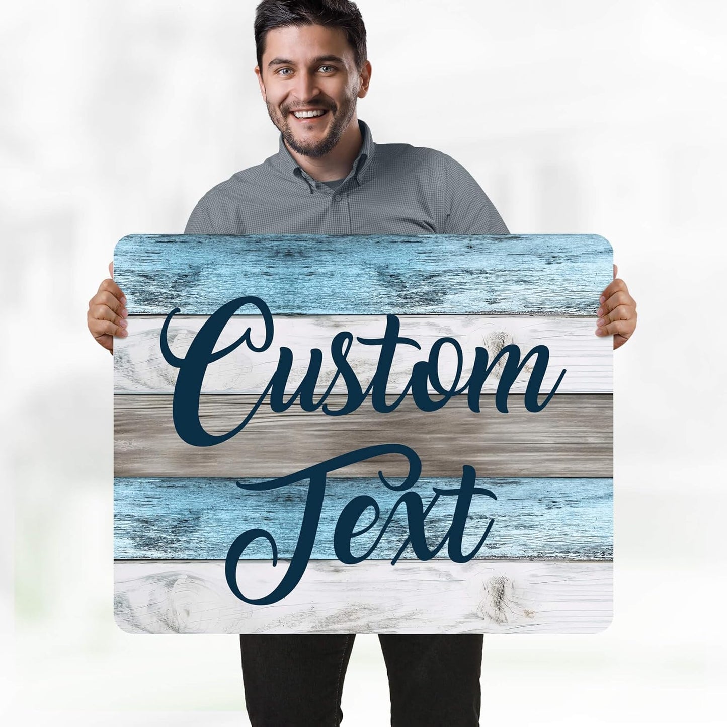 Custom Sign, Custom Street Sign, 11 Font Colors, 13 Font Styles, 4 Hole Options, 22 Sizes, 24x30 Inches, Rust Free DiBound, Fade Resistant, Made in USA by My Sign Center (Coastal)