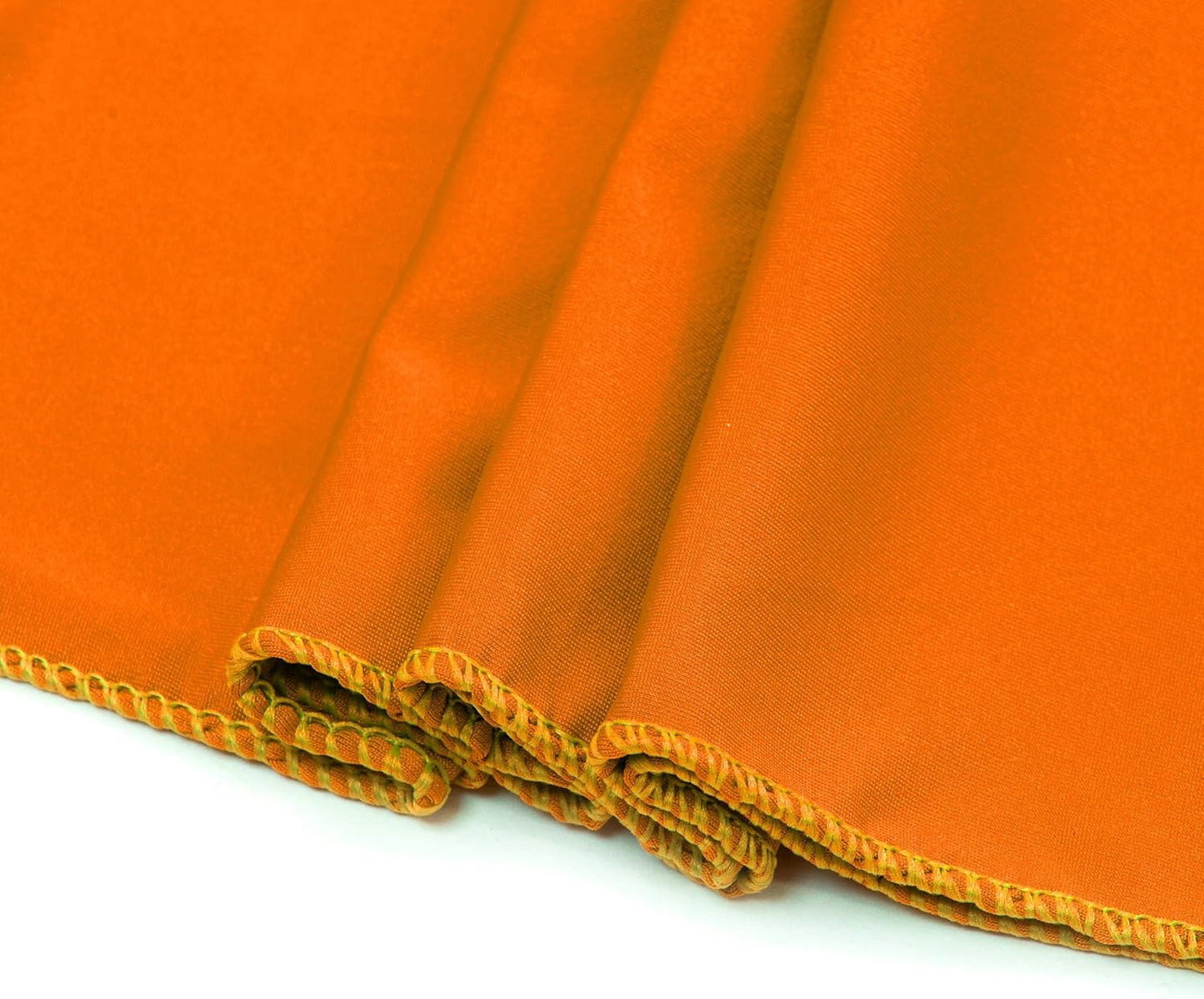 MDS Pack of 250 Spandex Chair Sashes Bows Elastic Stretch Dining Chair Bands Ties Without Slider Buckle Universal fits for Wedding Baby Shower Birthday Party Banquet Event Decoration - Orange