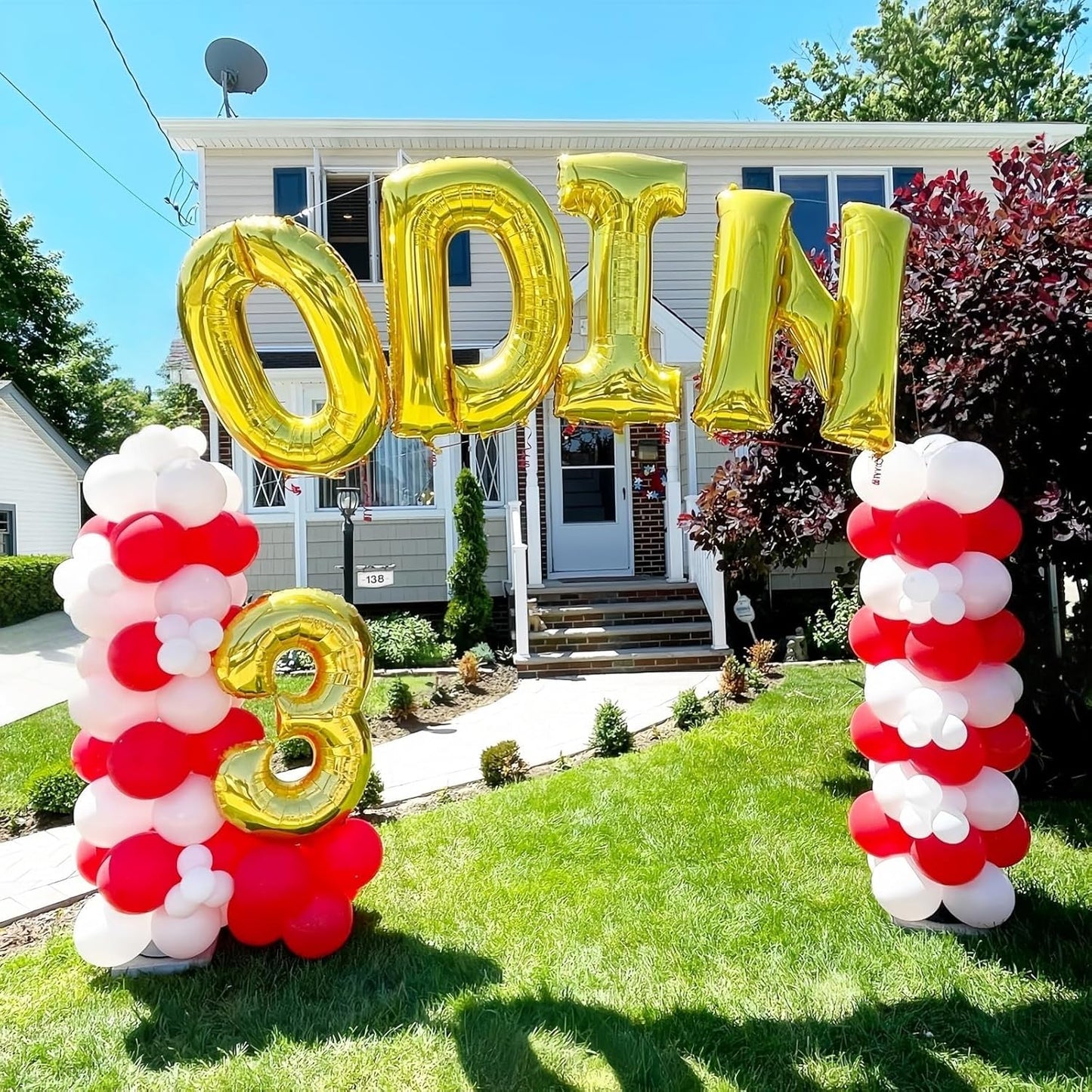 Letter Balloons Gold, 40 Inch Alphabet Name Balloon, Large Self Inflating Custom Balloon F Decor, Helium Foil Letter Name Word Balloons for Men Birthday Party Anniversary Decorations Supplies