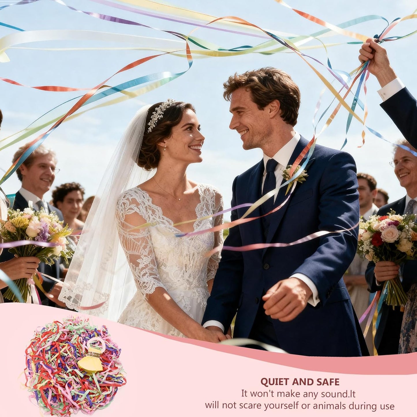 180 Pcs Hand Thrown Streamer Poppers Colorful, Confetti Streamers No Mess Paper Crackers Party Poppers for Birthday,Wedding,Celebrations,Graduation Party