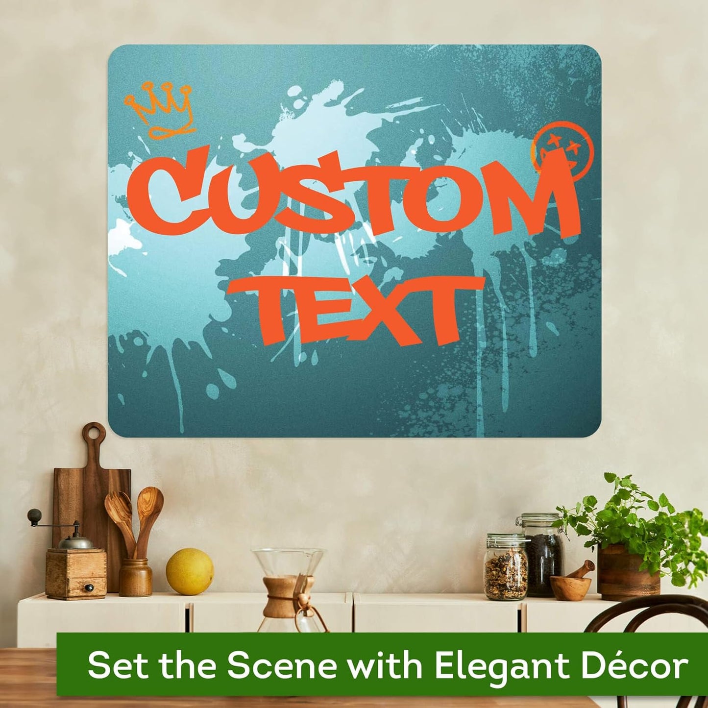 Custom Sign, Custom Street Sign, 11 Font Colors, 13 Font Styles, 4 Hole Options, 22 Sizes, 24x30 Inches, Rust Free DiBound, Fade Resistant, Made in USA by My Sign Center (Graffiti)