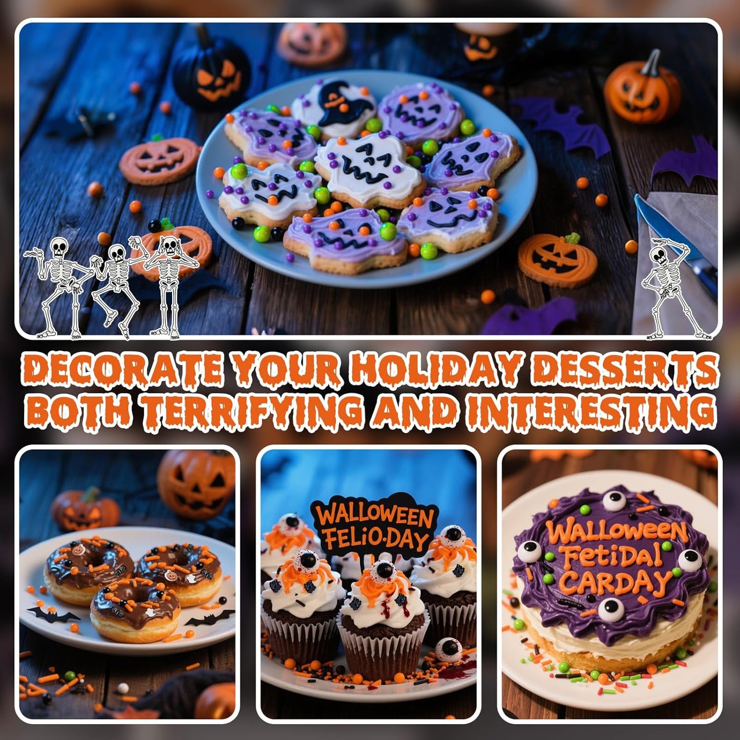 Halloween Edible Pearl Sprinkles,Nonpareils Purple Black Green and Orange Mix,Cute Pearls Cake Candy,Mini Sugar Sprinkles for Decorations Baking,Cake Ice Cream Cookies Cupcake Toppe Chocolate,Birthday Halloween Christmas Supplie 130g/4.58oz