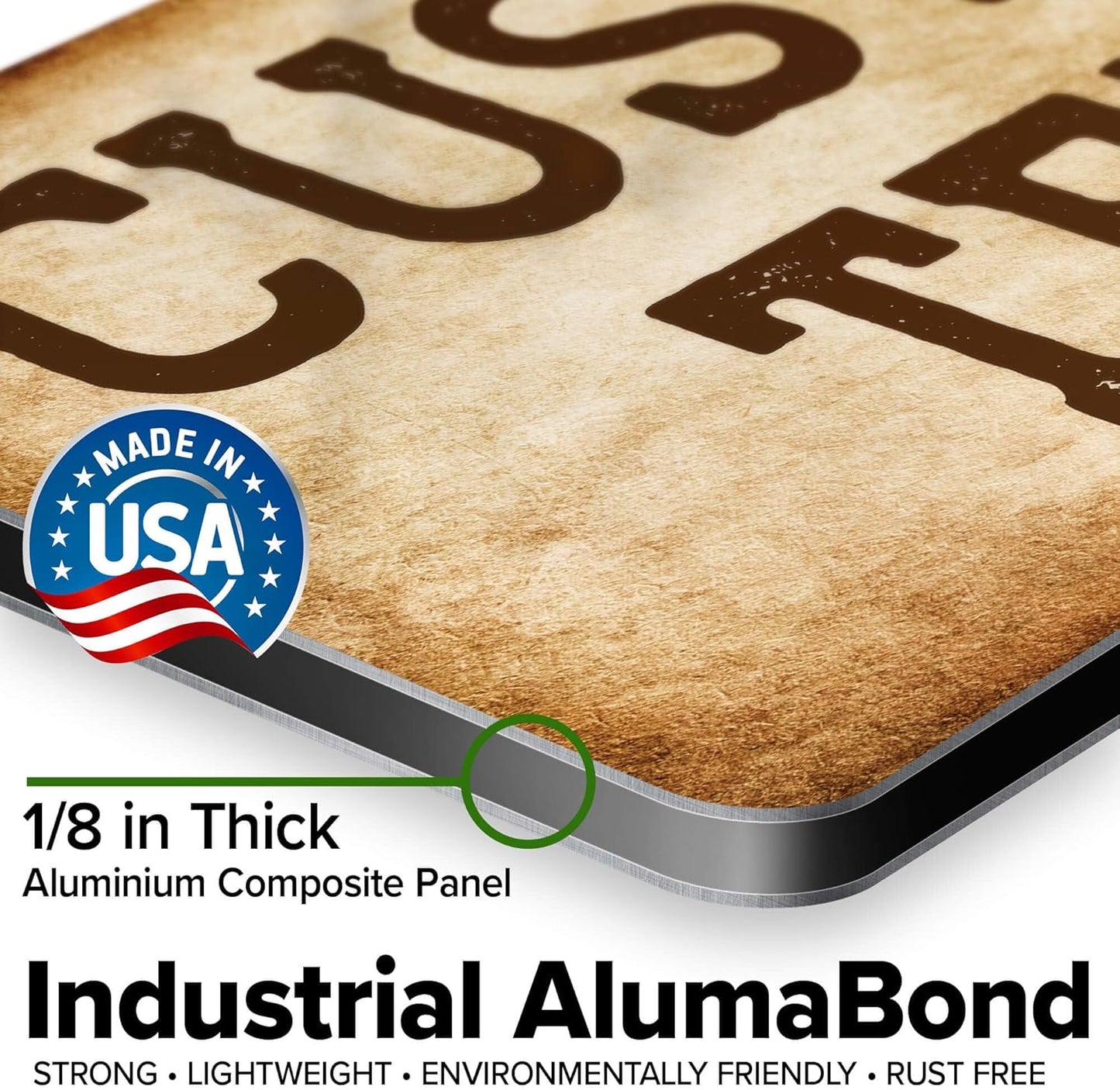 Custom Sign, Custom Street Sign, 11 Font Colors, 13 Font Styles, 4 Hole Options, 22 Sizes, 9x18 Inches, Rust Free DiBound, Fade Resistant, Made in USA by My Sign Center (Vintage)