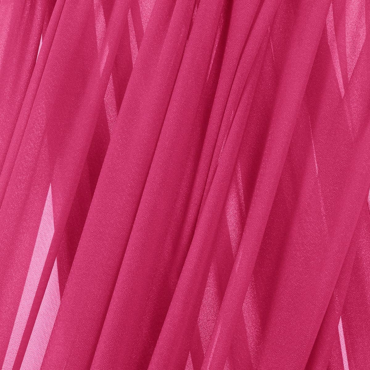 MLMC Hot Pink Wedding Arch Draping Fabric 2 Panels 29" x 20 FT Extra Long Gauze Drapes Sheer Backdrop Curtains 6.6 Yards Outdoor Drapery Panels for Wedding Ceremony Party Ceiling Decoration