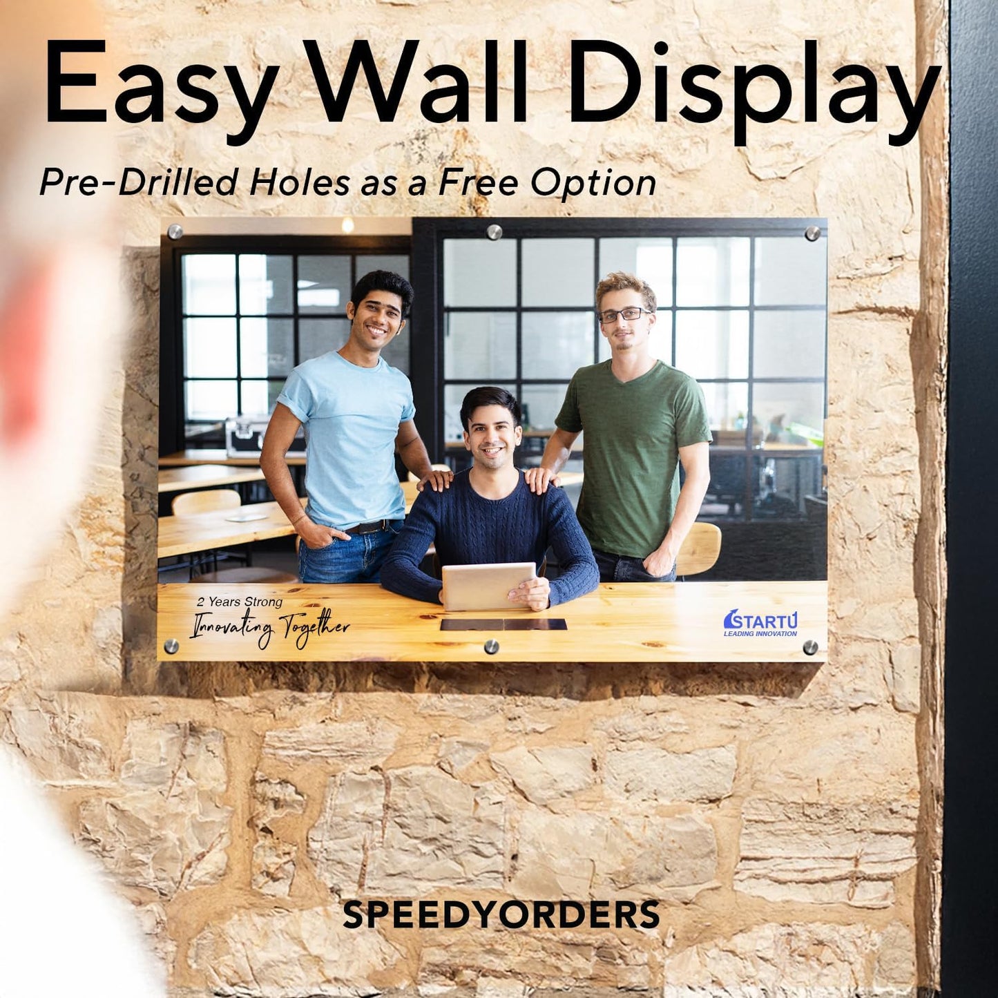 Custom Outdoor Metal Signs, Personalized Aluminum Signs, Customized Safety Signs, Metal Business Signs, Waterproof Outdoor Business Signs, White Aluminum (Picture, 24x18 In)