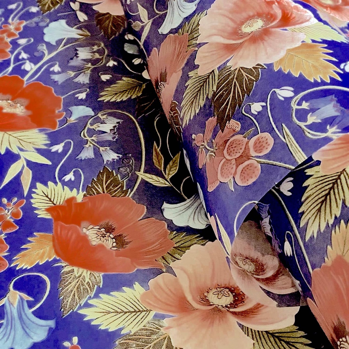 Colors of Rainbow - Blooming - 12 Sheets, 20 inch X 29 inch - Italian Print Tissue Paper for Decoupage Gift Basket Gift Bag Party Crafts (Blooming)