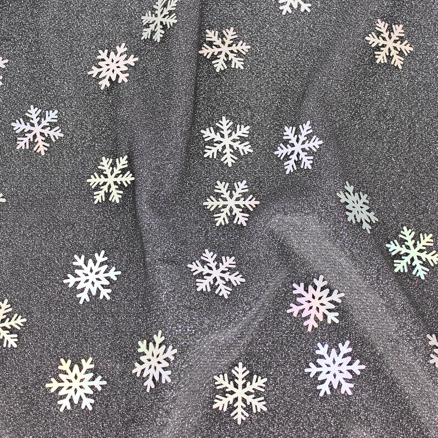 200PC Iridescent Snowflakes Confetti for Winter Wonderland Party Decorations Snowflake Table Scatter for Christmas Baby Shower Wedding Birthday Party Decor