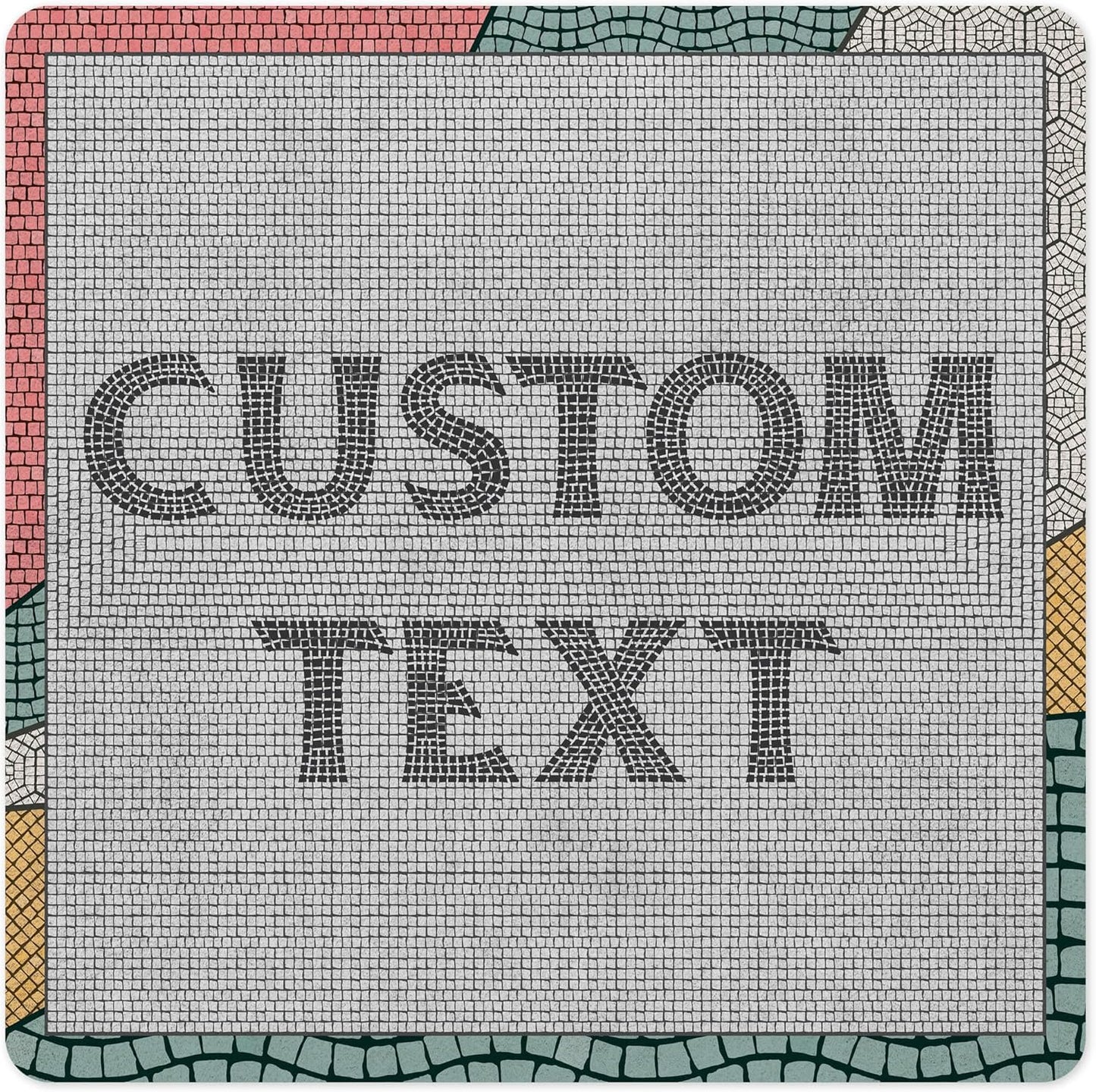 Custom Sign, Custom Street Sign, 11 Font Colors, 13 Font Styles, 4 Hole Options, 22 Sizes, 18x18 Inches, Rust Free DiBound, Fade Resistant, Made in USA by My Sign Center (Fauxsaic 2)