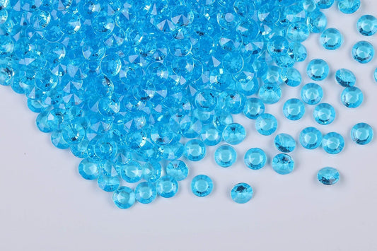 2000pcs Platic Acrylic Gems Fake Acrylic Diamonds Vase Filler Beads Faux Diamond Crystals Jewels for Makeup Brushes Holder Table Scatter Confetti Party Arts Crafts Birthday Wedding Decor