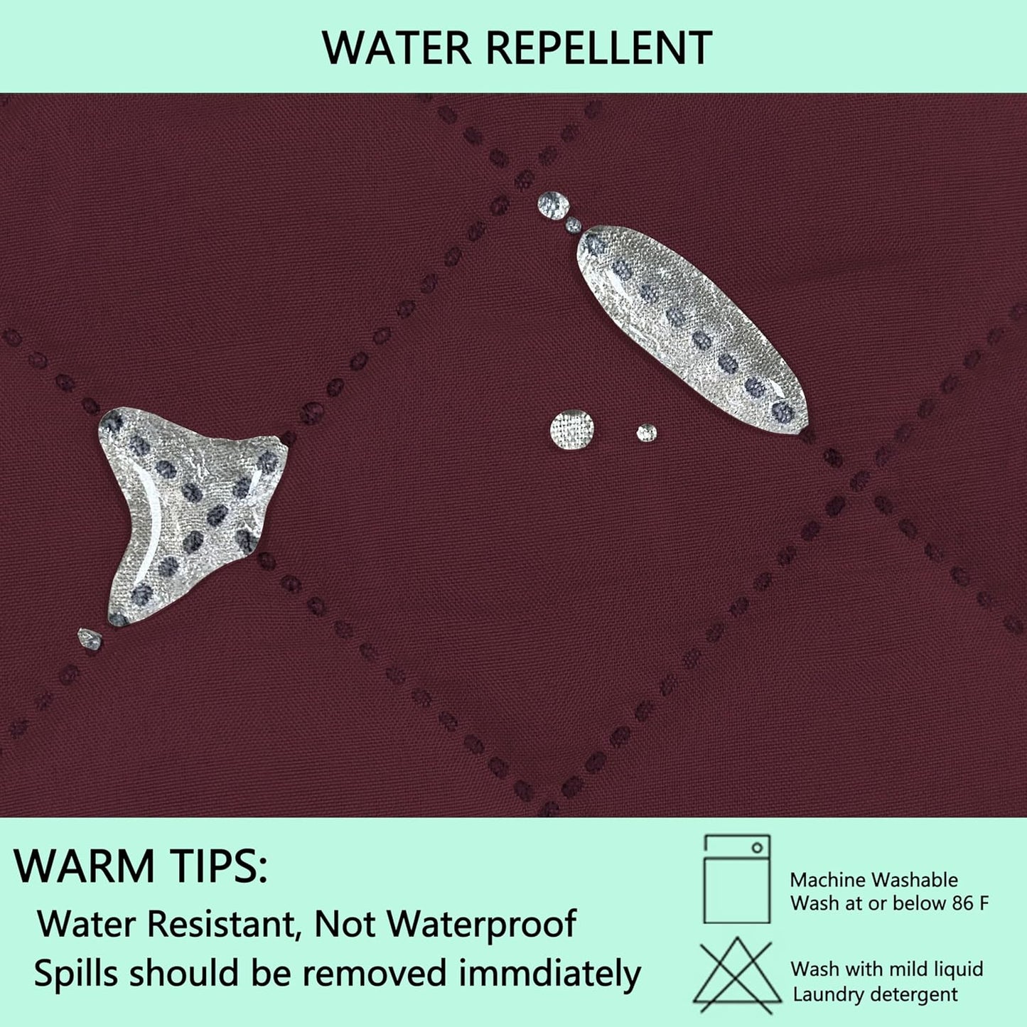 Reversible Loveseat Sofa Covers Couch Cover Furniture Protector(Loveseat Small,Burgundy/Camel)