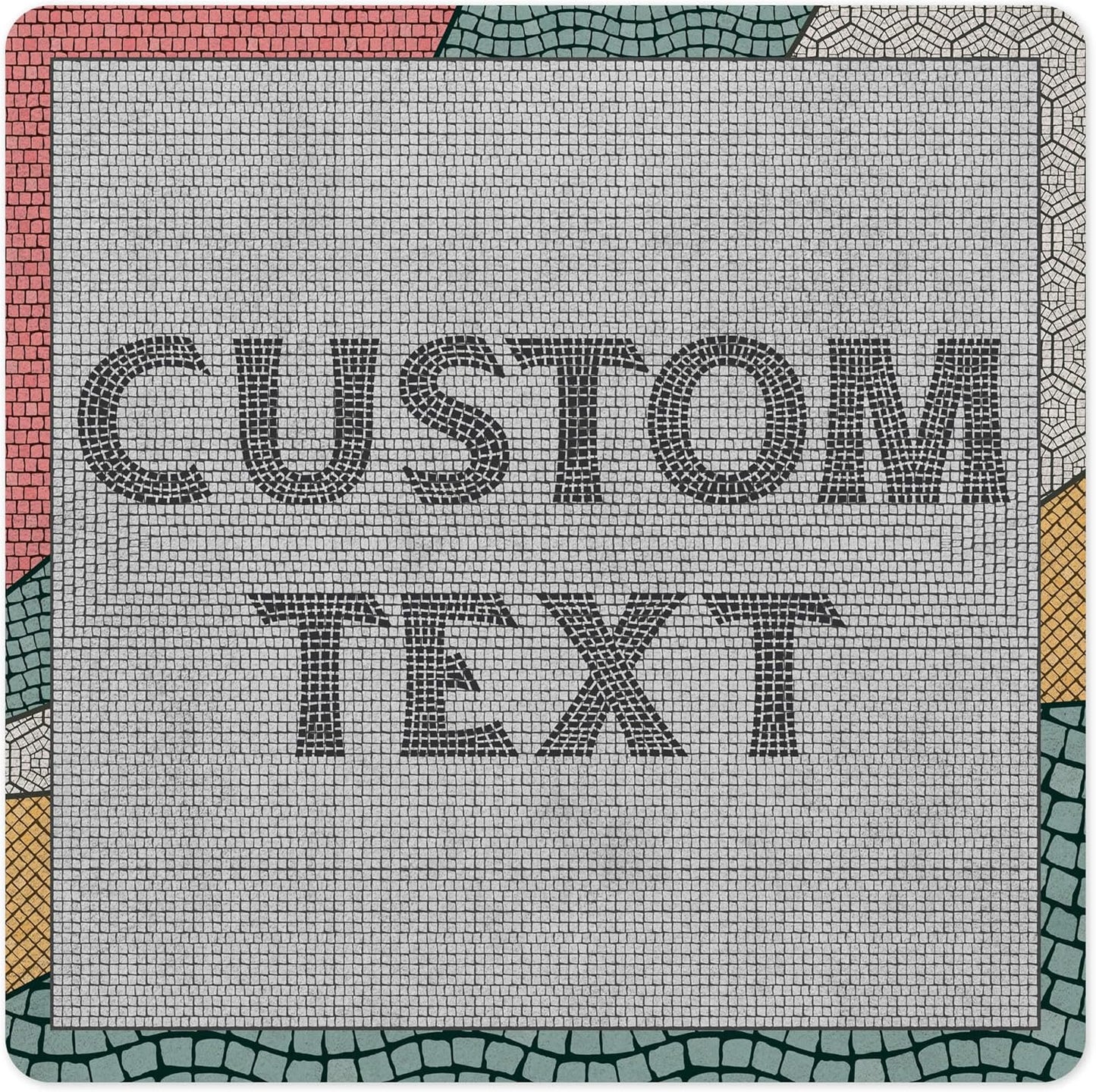 Custom Sign, Custom Street Sign, 11 Font Colors, 13 Font Styles, 4 Hole Options, 22 Sizes, 36x36 Inches, Rust Free DiBound, Fade Resistant, Made in USA by My Sign Center (Fauxsaic 2)