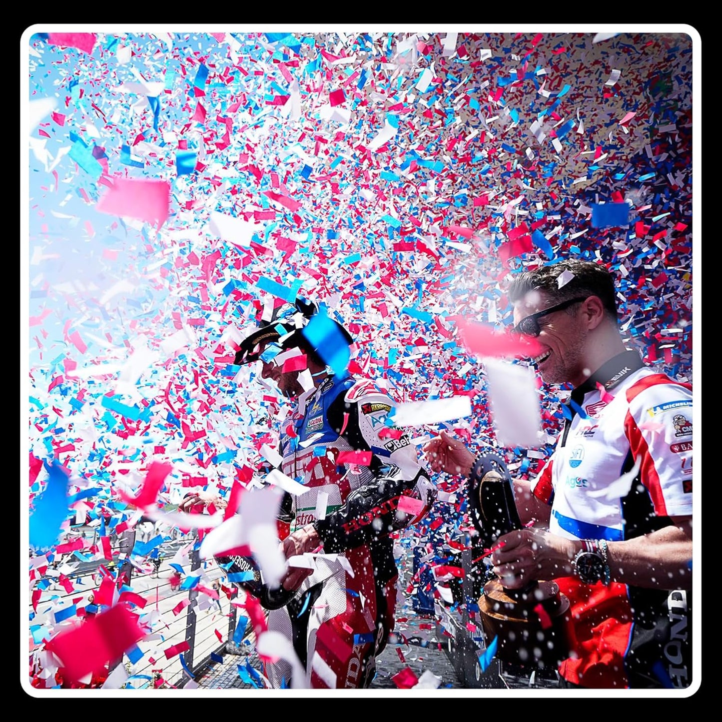 Ultimate Confetti, Biodegradable Confetti Red, White & Blue - Rectangular Fluttering Tissue Paper Confetti for Cannon and Launcher use – Wedding Confeti, Parties and Live Events - 1 lb, 16 oz