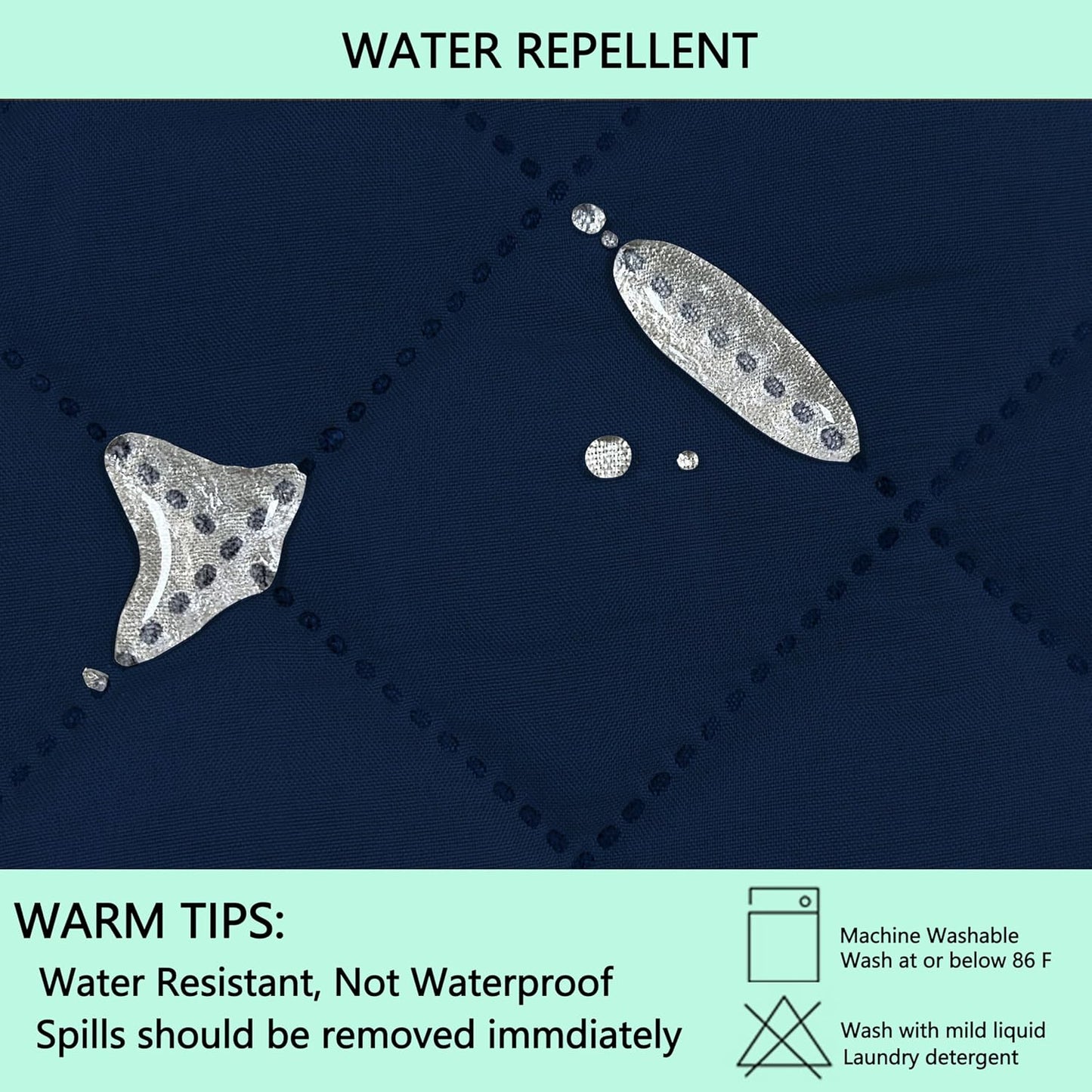 Reversible Loveseat Sofa Covers Couch Cover Furniture Protector(Loveseat Small,Navy/Camel)