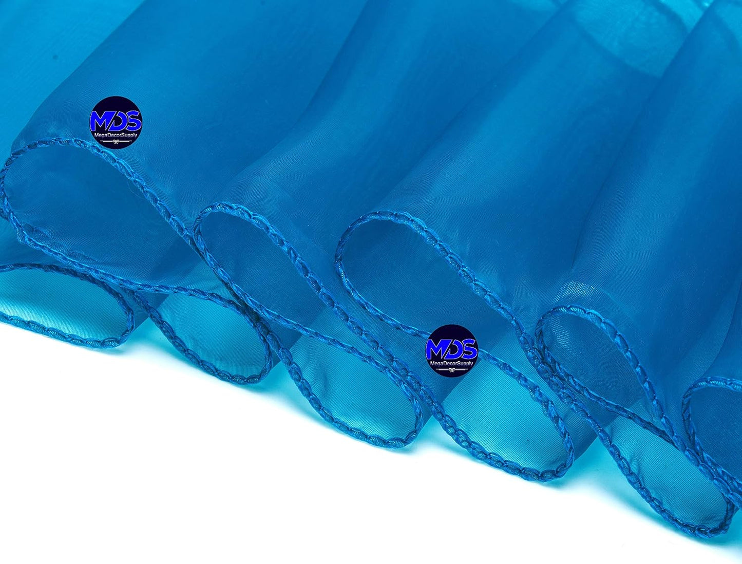 MDS Pack of 50 PCS Organza Chair Sashes Wider Dining Chair Bows Ribbon Tie Back for Wedding Party Birthday Bridal Shower Reception Event Banquet Home Chair Cover Decoration - Dark Teal