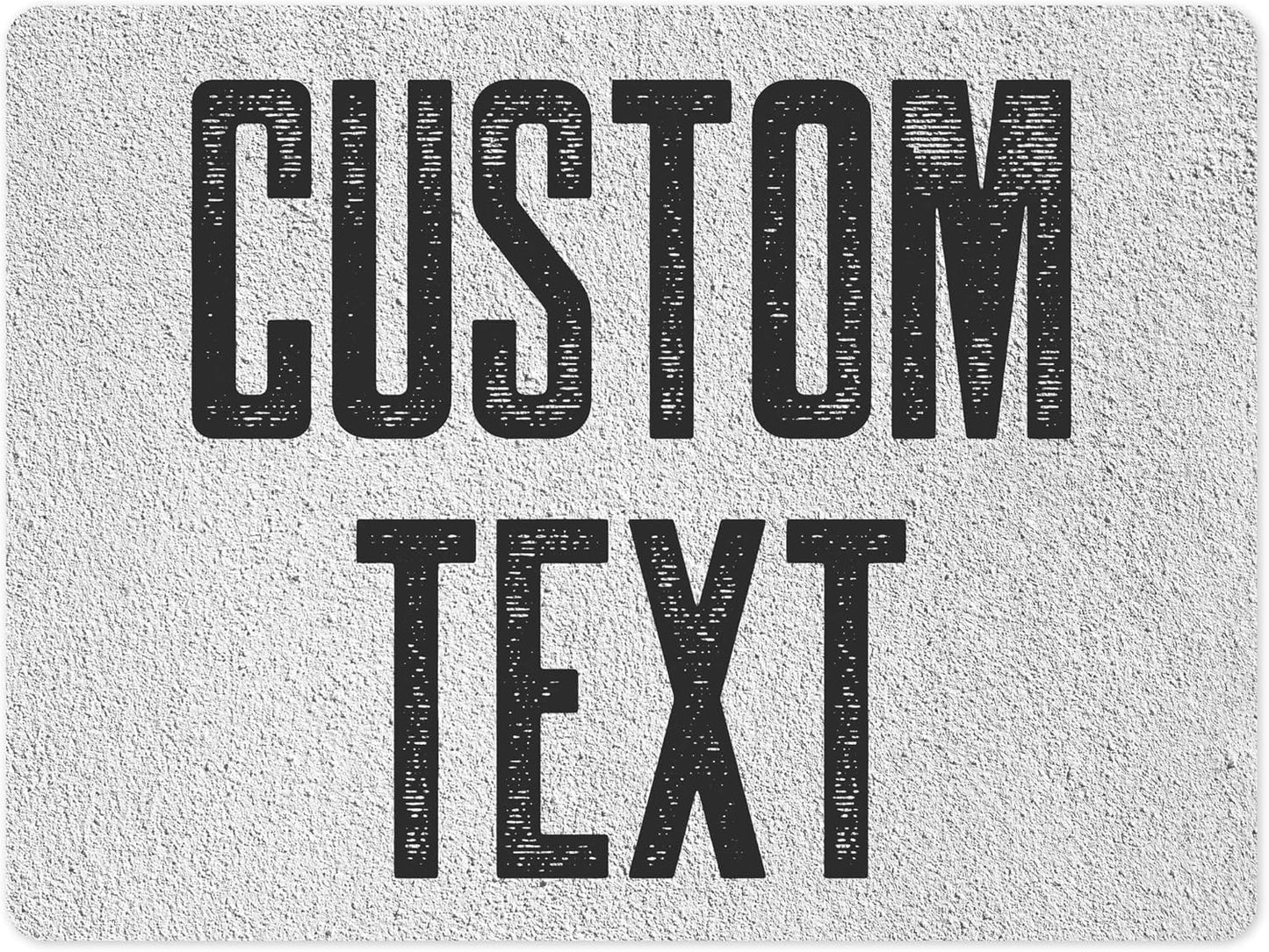 Custom Sign, Custom Street Sign, 11 Font Colors, 13 Font Styles, 4 Hole Options, 22 Sizes, 18x24 Inches, Rust Free DiBound, Fade Resistant, Made in USA by My Sign Center (Concrete)