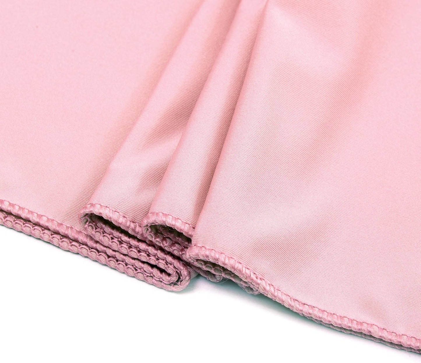 VDS Pack of 25 PCS | Dusty Rose | Spandex Chair Sashes Bows Without Buckle | Stretch Elastic Banquet Universal Folding Chair Band Tie with for Wedding Party Conference Celebration Event Decoration