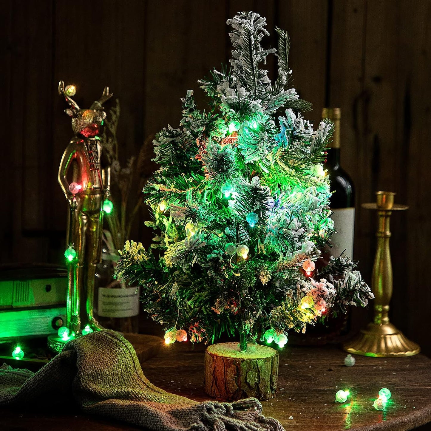 200pcs 10 Colors Balloon Lights, LED Assorted Colors Flash Lights, Mini Ball Light Round LED Ball Lamp for Paper Lantern Balloon Birthday Party Wedding Halloween Christmas Decoration