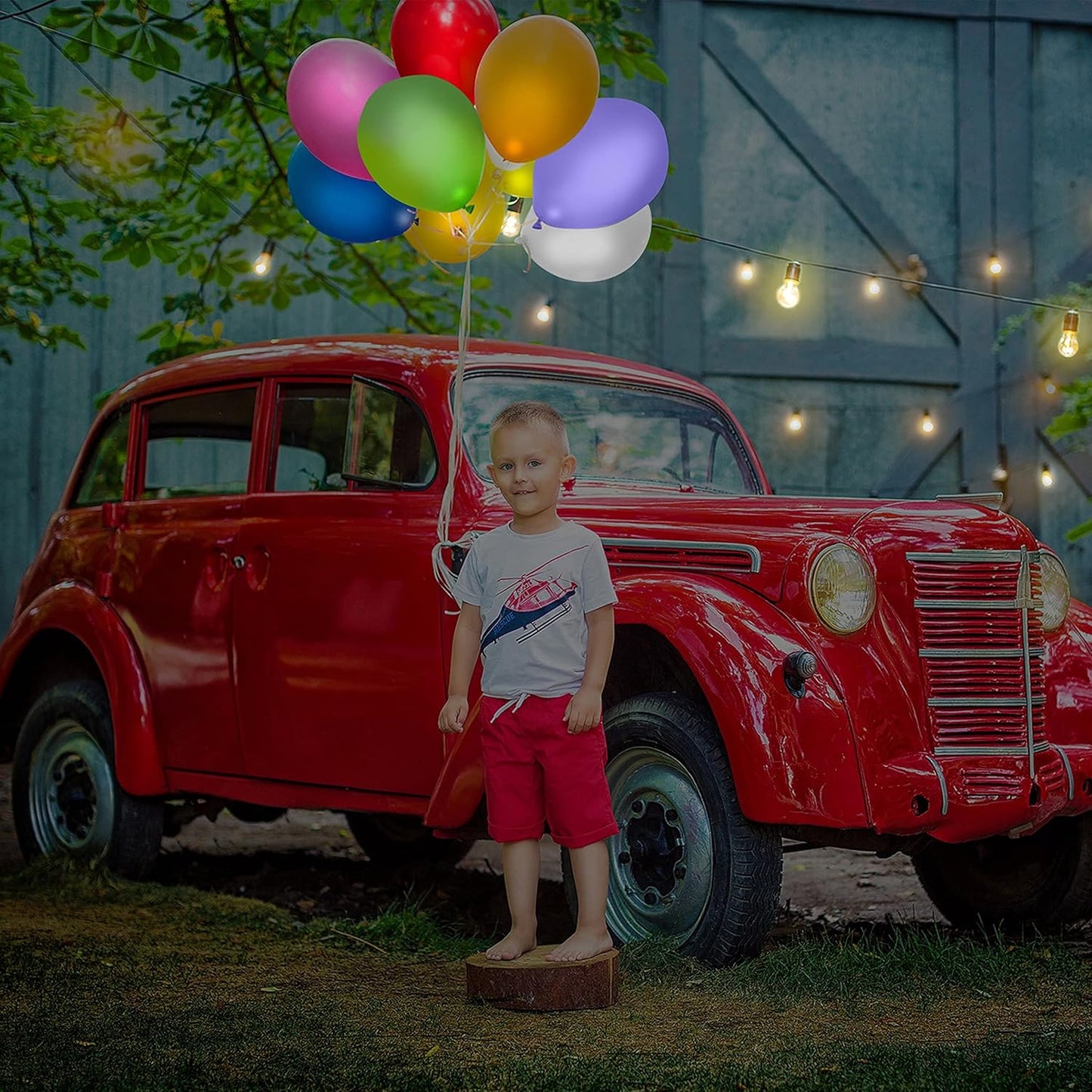 LED Balloons Flashing, 32 Pack, 8 Colors Light Up Balloons, Lasts 12-24 Hours for Glow in the Dark Party Supplies, Birthday, Halloween, Easter Party and Wedding Decorations