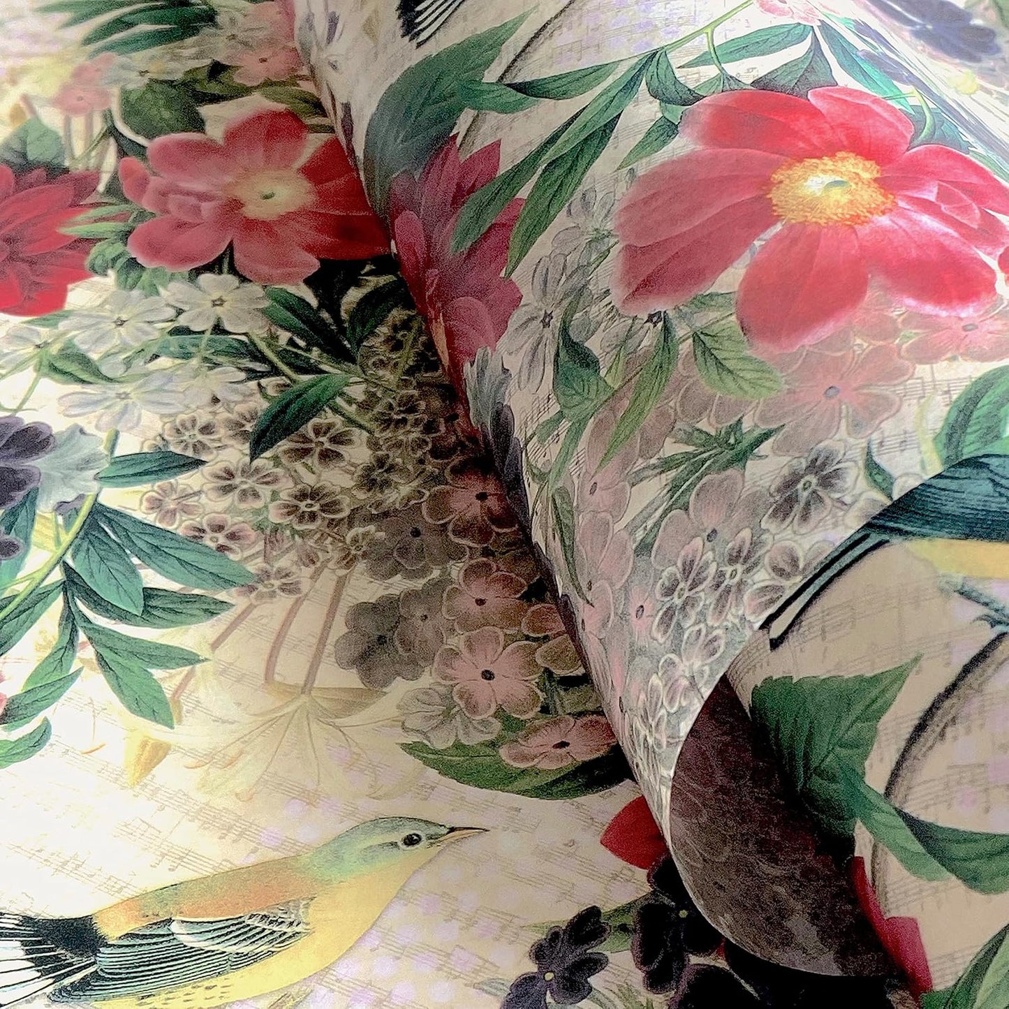 Colors of Rainbow - Botanic - 12 Sheets, 20 inch X 29 inch - Italian Print Tissue Paper for Decoupage Gift Basket Gift Bag Party Crafts (Botanic)