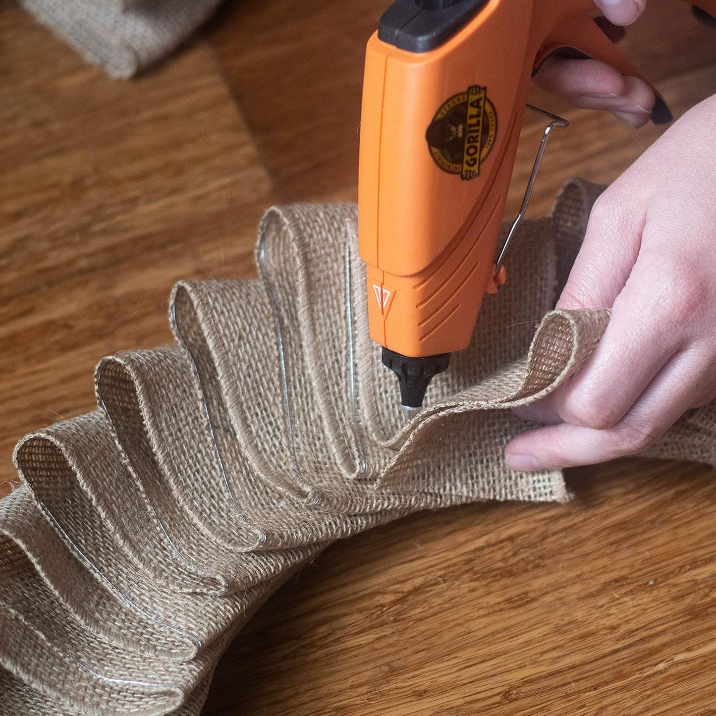 Gorilla Hot Glue Sticks, Clear Glue, Mini Size 8" Long x 0.27" Diameter, 25 Count (Pack of 4) - Safe for All Temperatures with Extended Working Time